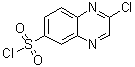结构式 CAS# 877078-00-7, 2-氯-6-喹喔啉磺酰氯