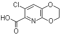 7-Chloro-2,3-dihydro-[1,4]dioxino[2,3-b]pyridine-6-carboxylic acid molecular structure (CAS 877177-32-7)