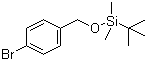 1-Bromo-4-[[(tert-butyldimethylsilyl)oxy]methyl]benzene molecular structure (CAS 87736-74-1)
