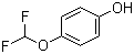 结构式 CAS# 87789-47-7, 4-(二氟甲氧基)苯酚