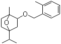 structure of CAS# 87818-31-3, Cinmethylin;1-Methyl-4-(1-methylethyl)-2-((2-methylphenyl)methoxy)-7-oxabicyclo[2.2.1]heptane