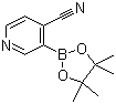 4-Cyanopyridine-3-boronic acid pinacol ester molecular structure (CAS 878194-91-3)