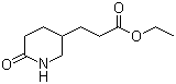 6-Oxo-3-piperidinepropanoic acid ethyl ester molecular structure (CAS 87850-83-7)