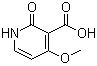 1,2-Dihydro-4-methoxy-2-oxo-3-pyridinecarboxylic acid molecular structure (CAS 87853-70-1)