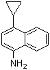 4-Cyclopropyl-1-naphthalenamine molecular structure (CAS 878671-94-4)