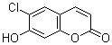 6-Chloro-7-hydroxycoumarin molecular structure (CAS 87893-58-1)