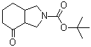 Octahydro-4-oxo-2H-isoindole-2-carboxylic acid 1,1-dimethylethyl ester molecular structure (CAS 879687-92-0)