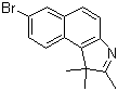 7-Bromo-1,1,2-trimethyl-1H-benzo[e]indole molecular structure (CAS 879713-65-2)
