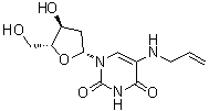 5-(Allylamino)-2'-deoxyuridine molecular structure (CAS 87980-17-4)