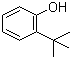 结构式 CAS# 88-18-6, 2-叔丁基苯酚; 邻叔丁基苯酚