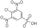 4-氯-3,5-二硝基苯磺酸分子结构 (CAS 88-91-5)