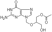 更昔洛韦单-O-乙酸酯分子结构 (CAS 88110-89-8)