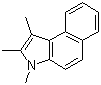 1,2,3-Trimethyl-1H-benzo[e]indole molecular structure (CAS 881219-73-4)