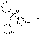 Vonoprazan molecular structure (CAS 881681-00-1)