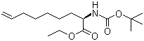 (2S)-2-[[(tert-Butoxy)carbonyl]amino]-8-nonenoic acid ethyl ester molecular structure (CAS 881683-81-4)