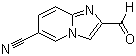 structure of CAS# 881841-28-7, 2-Formylimidazo[1,2-a]pyridine-6-carbonitrile