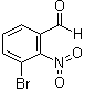 3-溴-2-硝基苯甲醛分子结构 (CAS 882772-99-8)
