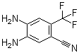 4,5-Diamino-2-trifluoromethylbenzonitrile molecular structure (CAS 882978-62-3)