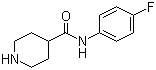 N-(4-Fluorophenyl)piperidine-4-carboxamide molecular structure (CAS 883106-56-7)