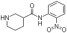 N-(2-Nitrophenyl)piperidine-3-carboxamide molecular structure (CAS 883106-67-0)