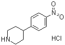 结构式 CAS# 883194-93-2, 4-(4-硝基苯基)哌啶单盐酸盐