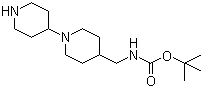 tert-Butyl (1-(piperidin-4-yl)piperidin-4-yl)methylcarbamate molecular structure (CAS 883512-84-3)