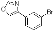 4-(3-Bromophenyl)oxazole molecular structure (CAS 883527-60-4)