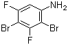 2,4-Dibromo-3,5-difluoroaniline molecular structure (CAS 883549-00-6)