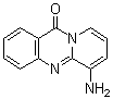 6-Amino-11H-pyrido[2,1-b]quinazolin-11-one molecular structure (CAS 88369-59-9)