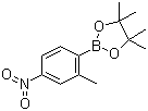 2-Methyl-4-nitrophenylboronic acid pinacol ester molecular structure (CAS 883715-40-0)