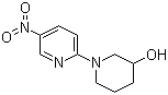 1-(5-Nitro-2-pyridinyl)-3-piperidinol molecular structure (CAS 88374-36-1)