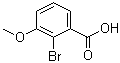 2-Bromo-3-methoxybenzoic acid molecular structure (CAS 88377-29-1)