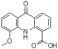9,10-Dihydro-5-methoxy-9-oxo-4-acridinecarboxylic acid molecular structure (CAS 88377-31-5)