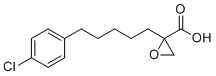 Clomoxir molecular structure (CAS 88431-47-4)