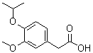 3-Methoxy-4-(1-methylethoxy)benzeneacetic acid molecular structure (CAS 88449-50-7)