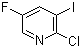 2-Chloro-5-fluoro-3-iodopyridine molecular structure (CAS 884494-33-1)