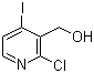 结构式 CAS# 884494-44-4, 2-氯-4-碘吡啶-3-甲醇