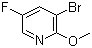 3-Bromo-5-fluoro-2-methoxypyridine molecular structure (CAS 884494-81-9)