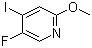 5-Fluoro-4-iodo-2-methoxypyridine molecular structure (CAS 884495-13-0)