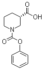(S)-1,3-Piperidinedicarboxylic acid 1-(phenylmethyl) ester molecular structure (CAS 88466-74-4)