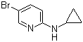 5-Bromo-N-cyclopropyl-2-pyridinamine molecular structure (CAS 885266-96-6)