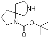 1,7-Diazaspiro[4.4]nonane-1-carboxylic acid tert-butyl ester molecular structure (CAS 885268-47-3)