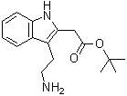 3-(2-Aminoethyl)-1H-indole-2-acetic acid 1,1-dimethylethyl ester molecular structure (CAS 885270-62-2)