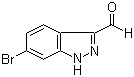 structure of CAS# 885271-72-7, 6-Bromo-1H-indazole-3-carboxaldehyde