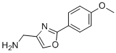 (2-(4-Methoxyphenyl)oxazol-4-YL)methanamine molecular structure (CAS 885272-87-7)
