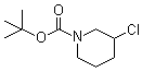 3-Chloro-1-piperidinecarboxylic acid tert-butyl ester molecular structure (CAS 885275-01-4)