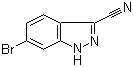 6-Bromo-3-cyanoindazole molecular structure (CAS 885278-24-0)