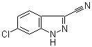 6-Chloro-1H-indazole-3-carbonitrile molecular structure (CAS 885278-30-8)