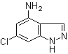 6-Chloro-1H-indazol-4-amine molecular structure (CAS 885519-32-4)