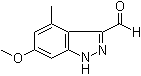 6-Methoxy-4-methyl-1H-indazole-3-carboxaldehyde molecular structure (CAS 885521-39-1)